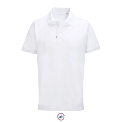 PIERROT - Polo unisex - Kolor Bialy