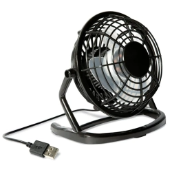 Airy - Wiatraczek USB - Kolor czarny