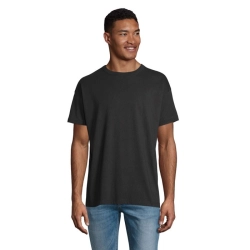 BOXY MEN - T-SHIRT OVERSIZE - Kolor Deep Black