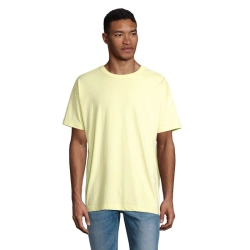 BOXY MEN - T-SHIRT OVERSIZE - Kolor Jasno Żółty