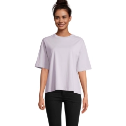 BOXY WOMEN - T-SHIRT OVERSIZE - Kolor Lilac