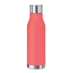 Butelka RPET 600 ml  - kolor przezroczysty czerwony