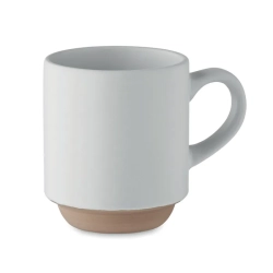 CERACK - Ceramiczny kubek 170 ml - Kolor Bialy