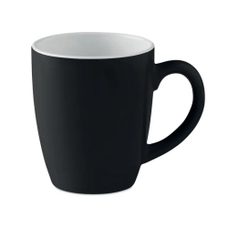 Colour Trent - Kolorowy kubek ceramiczny - Kolor czarny