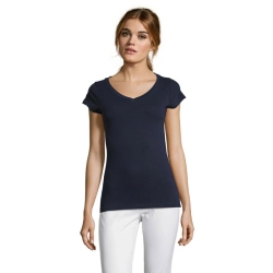MOON - Damski T-SHIRT 150g - Kolor French Navy