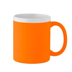 MUGIVA - Kubek ceramiczny 300ml - Kolor Fluorescencyjny Pomaranczowy