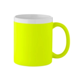MUGIVA - Kubek ceramiczny 300ml - Kolor Fluorescencyjny Zólty