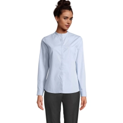 BART WOMEN - MAO COLLAR SHIRT - Kolor Soft Blue