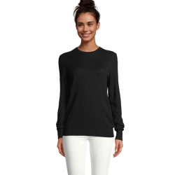 STUART WOMEN - SWEATER - Kolor Deep Black