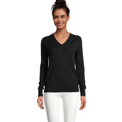 SULLIVAN WOMEN - SWEATER - Kolor Deep Black
