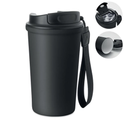 NAKANO - Kubek 400 ml stal recykling - Kolor Czarny