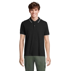 PALERMO - POLO SHIRT - Kolor Negro/Blanco