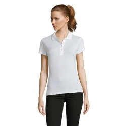 PASSION - Damskie POLO 170g - Kolor Bialy