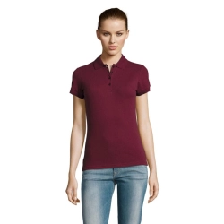 PASSION - Damskie POLO 170g - Kolor Burgundy