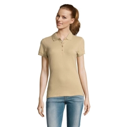 PASSION - Damskie POLO 170g - Kolor Sand