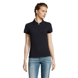 PEOPLE - Damskie POLO 210g - Kolor Granatowy
