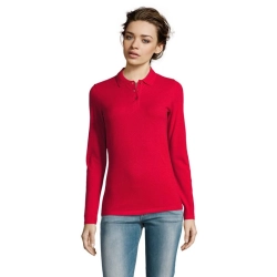 PERFECT LSL WOMEN - PERFECT LSL DAMSKA POLO 180 - Kolor Czerwony