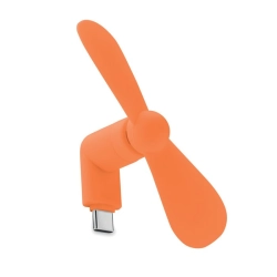 PHAN - Przenośny wentylator USB - Kolor Pomaranczowy