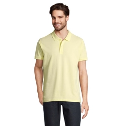PLANET MEN - polo 170g - Kolor Jasno Żółty