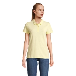 PLANET WOMEN - polo 170g - Kolor Jasno Żółty
