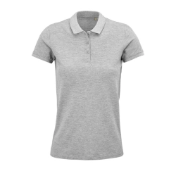 PLANET WOMEN - polo 170g - Kolor Szary Melanż 2
