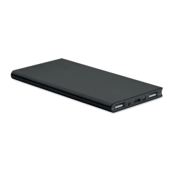 Power bank 8000 mAh POWERFLAT8C kolor czarny