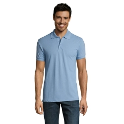 PRIME MEN - PRIME Męskie polo 200g - Kolor Sky Blue Pique
