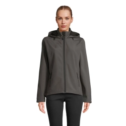 RACE HOODED WOMEN - RACE WOMEN HOODED JACKET - Kolor Szarość Węgla Drzewnego