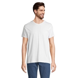 REGENT V - V-NECK T-SHIRT - Kolor Bialy
