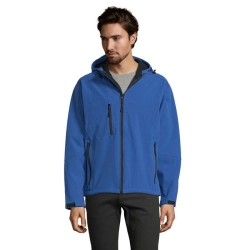 REPLAY MEN - REPLAY męski softshell 340 - Kolor Niebieski