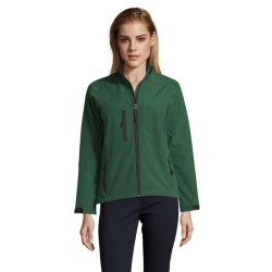 ROXY - Damski softshell 340g - Kolor Ciemno-Zielony
