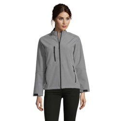 ROXY - Damski softshell 340g - Kolor Szary Melanż