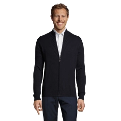GORDON MEN - ZIPPED CARDIGAN - Kolor Granatowy