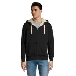 SHERPA - UNISEX ZIPPED JACKET - Kolor Czarny