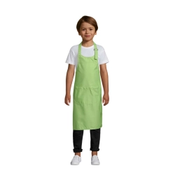 GALA KIDS - APRON WITH POCKET - Kolor Apple Green