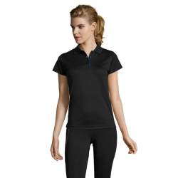 PERFORMER WOMEN - SPORTS POLO - Kolor Czarny