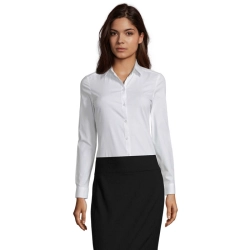 BLAKE WOMEN - STRETCH SHIRT - Kolor Bialy