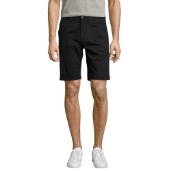 JASPER - MEN CHINO SHORTS - Kolor Czarny