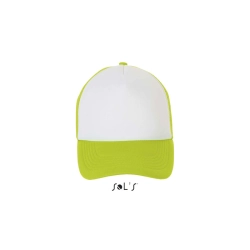 BUBBLE - CAP POLYESTER - Kolor White/Neon Green