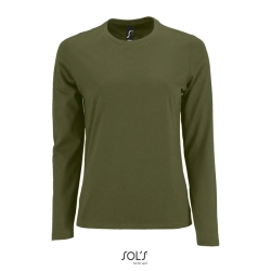 IMPERIAL LSL WOMEN - IMPERIAL damska bluzka 190 - Kolor Dark Khaki