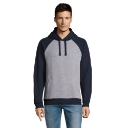 SEATTLE - UNISEX SWEAT 280 - Kolor Grey Melange/ French Navy