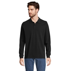 PRIME LSL - UNISEX POLO 200 - Kolor Czarny