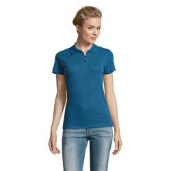 PERFECT WOMEN - PERFECT Damskie POLO 180g - Kolor Niebieski Łupkowy