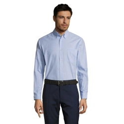 BOSTON - OXFORD MEN'S SHIRT - Kolor Blekitny