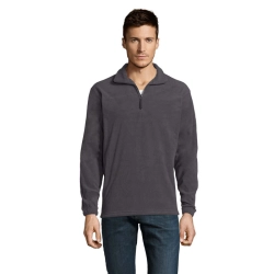 NESS - SWEAT FLEECE 1/4 ZIP - Kolor Szarość Węgla Drzewnego