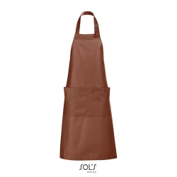 GALA - APRON WITH POCKETS - Kolor Brazowy