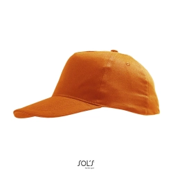 SUNNY KIDS - FIVE PANEL CAP - Kolor Pomaranczowy