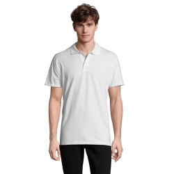 SPRING II - MEN Polo 210g - Kolor Bialy