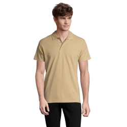 SPRING II - MEN Polo 210g - Kolor Sand