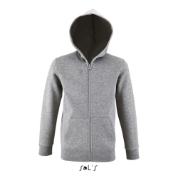 STONE KIDS - STONE Dziecięcy hoodie - Kolor Szary Melanż 2